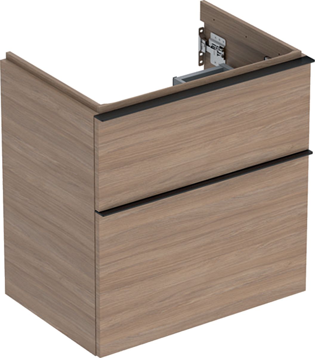 Geberit iCon kast 59.2x41.6x61.5 cm hangend onder de wastafel eik-lava 502.307.JH.1