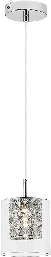 Rabalux Duchess hanglamp 1x40 W chroom-doorzichtig 3114