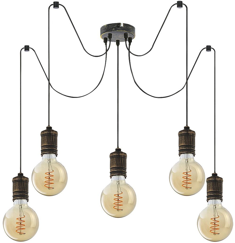 Rabalux Fidel hanglamp 5x25 W gouden 3218