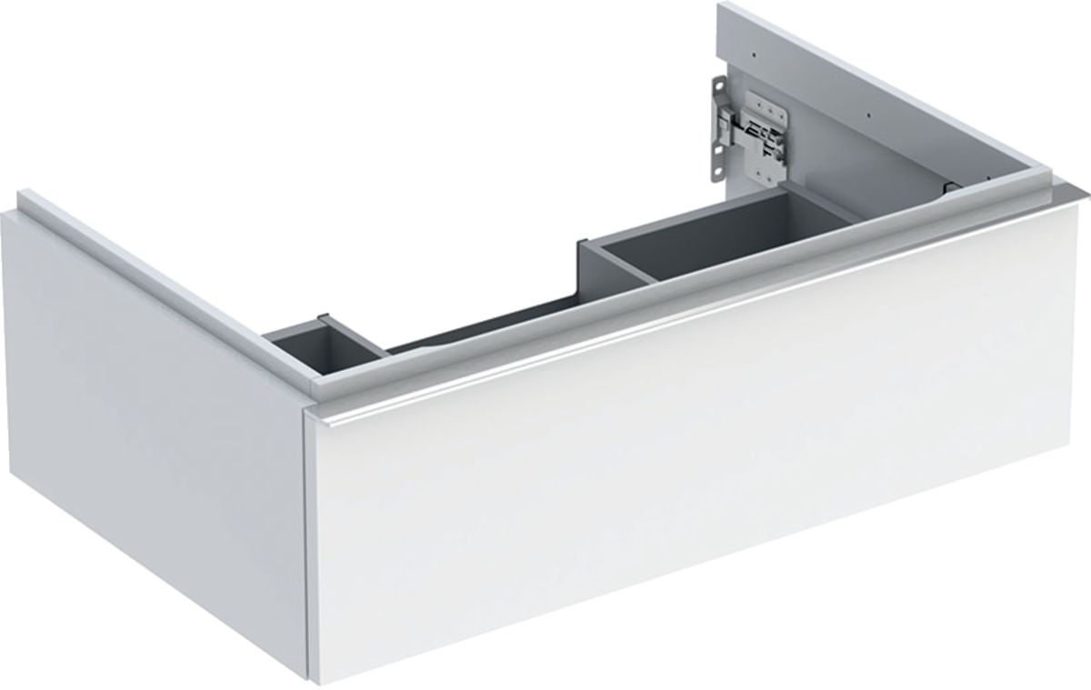 Geberit iCon kast 74x47.6x24.7 cm hangend onder de wastafel wit-chroom 502.311.01.2