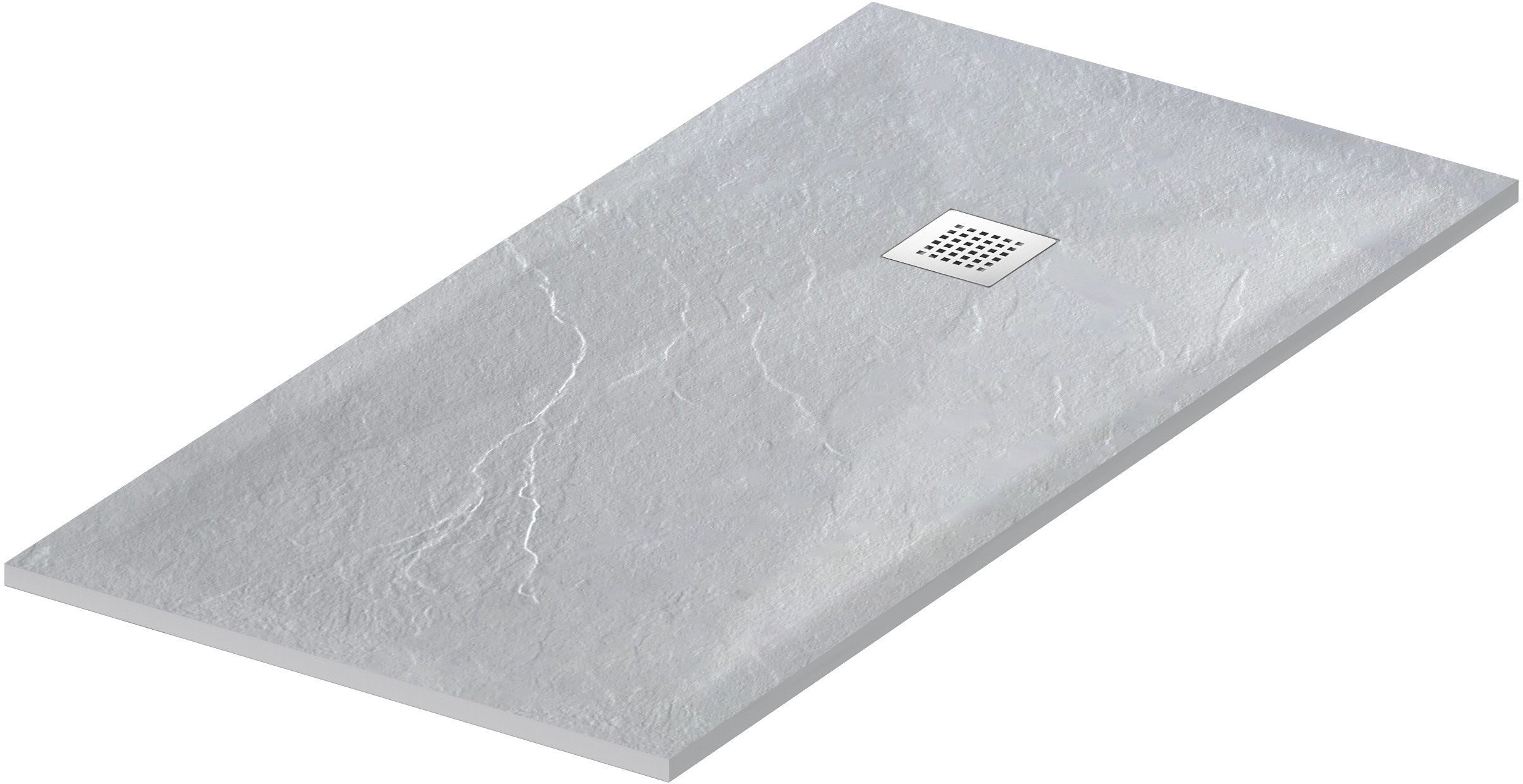 Balneo Stone Tray rechthoekige douchebak 140x80 cm grijs STFLG8014025