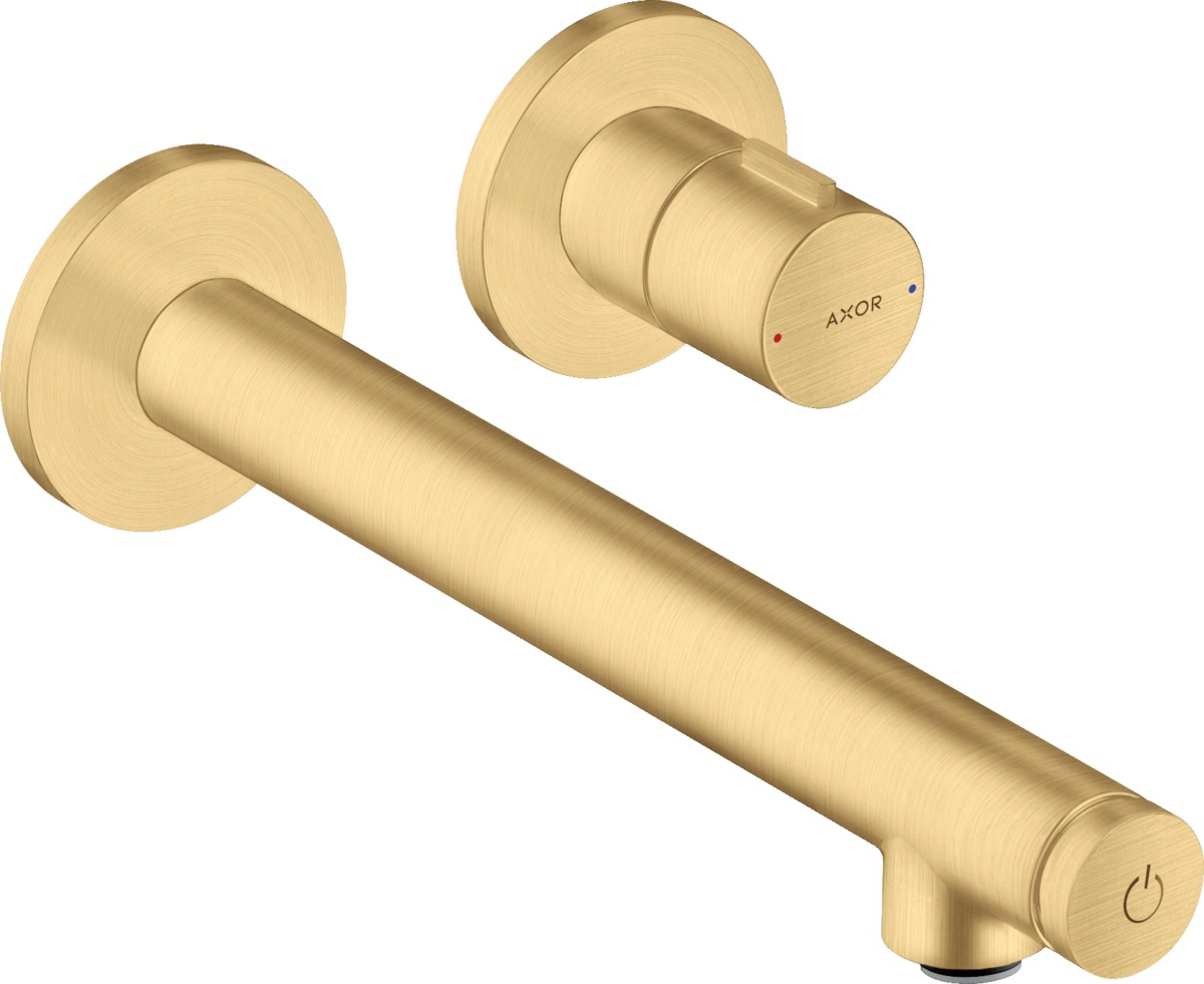 Axor Uno wastafelkraan inbouw gouden 45113250