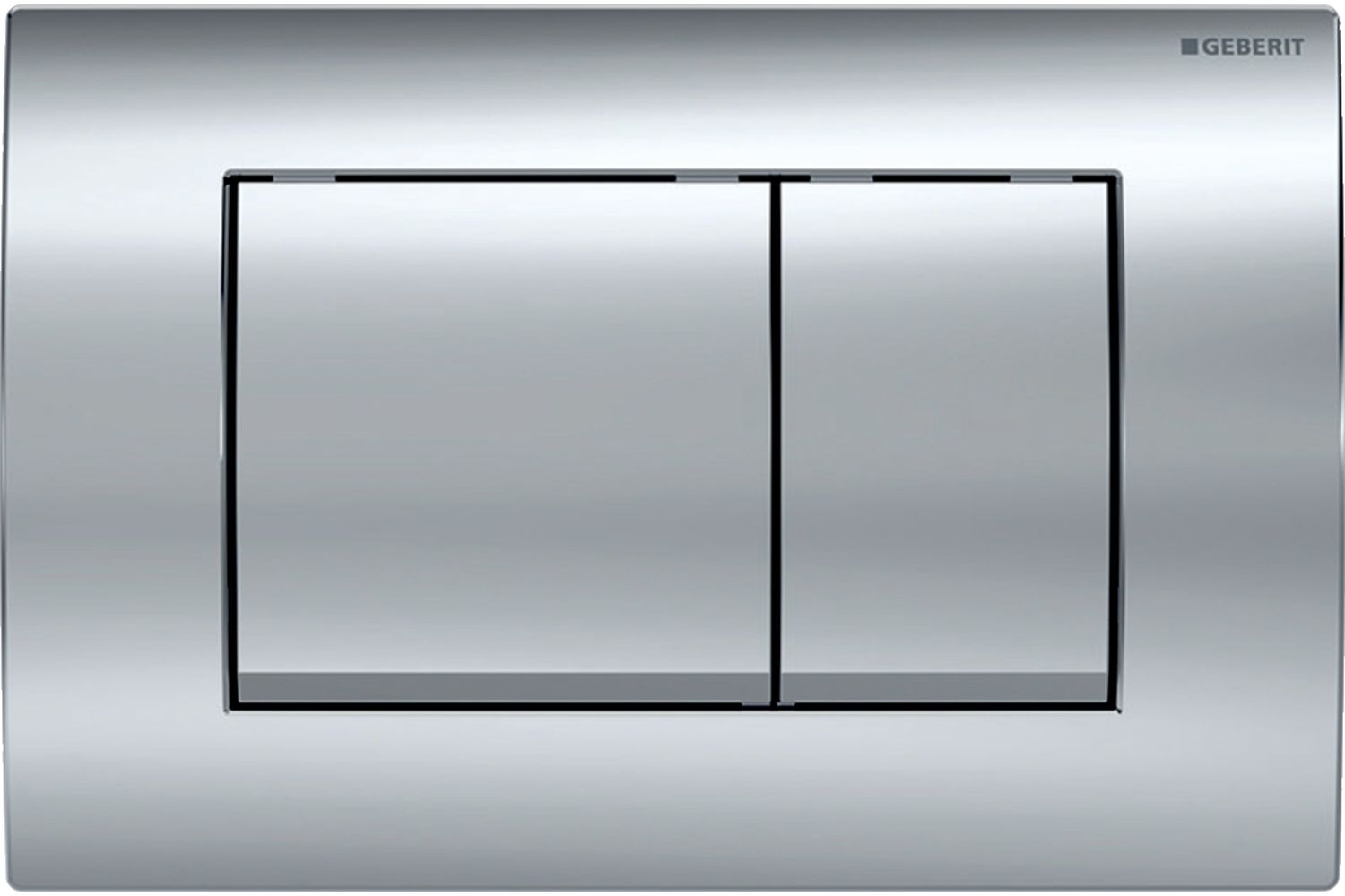 Geberit Delta20 spoelknop voor het toilet glanzende chroom 115.137.21.1