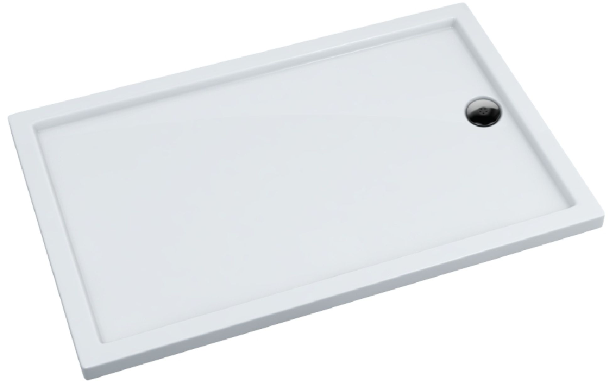 Schedpol Corrina New rechthoekige douchebak 100x70 cm wit 3.4964