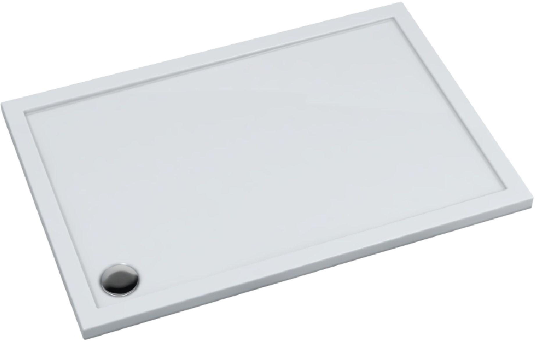 Schedpol Corrina New rechthoekige douchebak 180x75 cm wit 3.4384