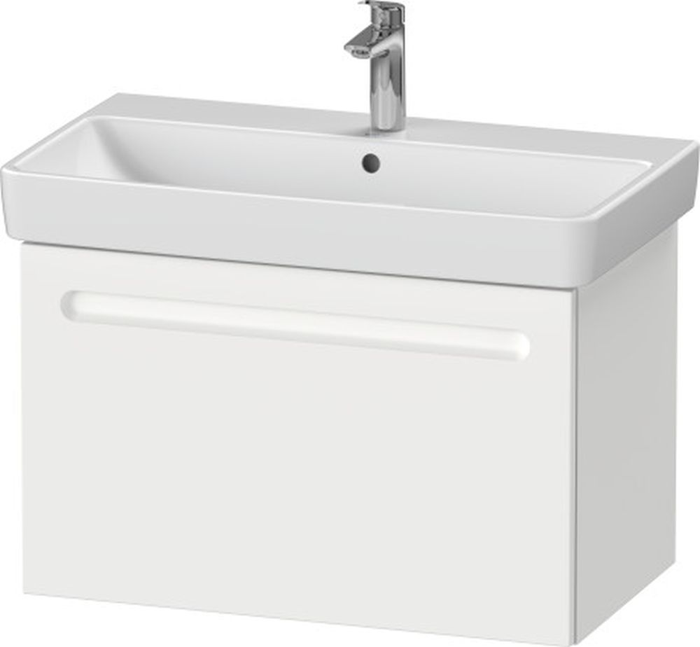 Duravit No. 1 kast 74x42.6x47.8 cm hangend onder de wastafel wit N14383018180000