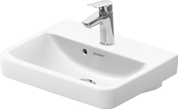Duravit No. 1 wastafel 45x35 cm rechthoekig meubel wit glans 07434500002