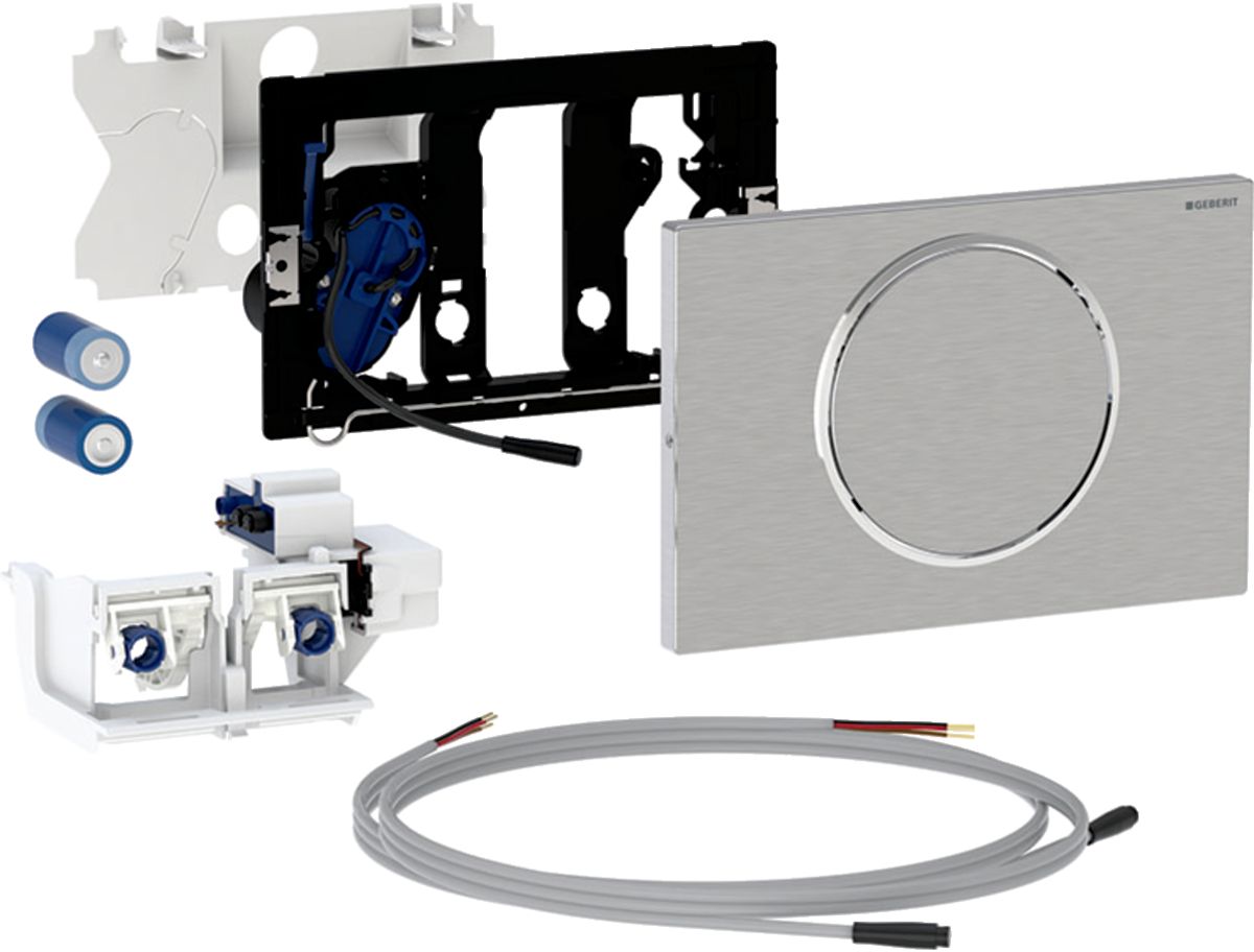Geberit Sigma spoelknop voor het toilet staal 115.864.SN.6