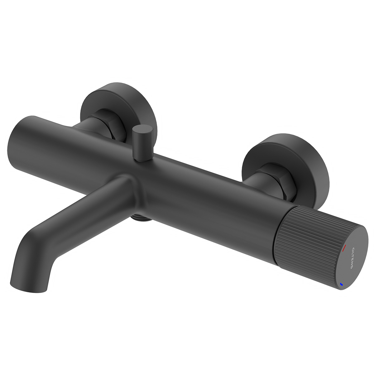 Oltens Hamnes bad- en douchekraan wand mat zwart 34005300