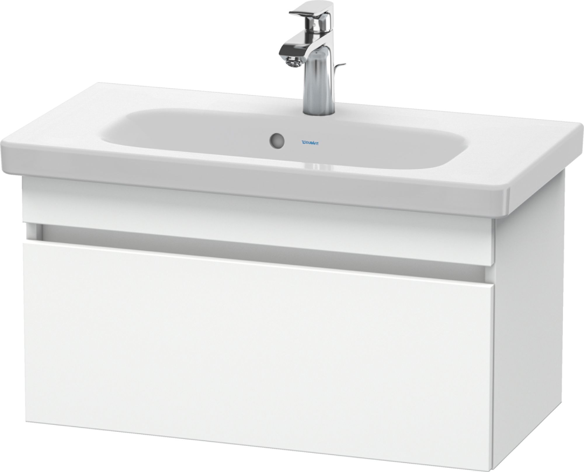 Duravit DuraStyle kast 73x44.8x39.8 cm hangend onder de wastafel wit DS639401818