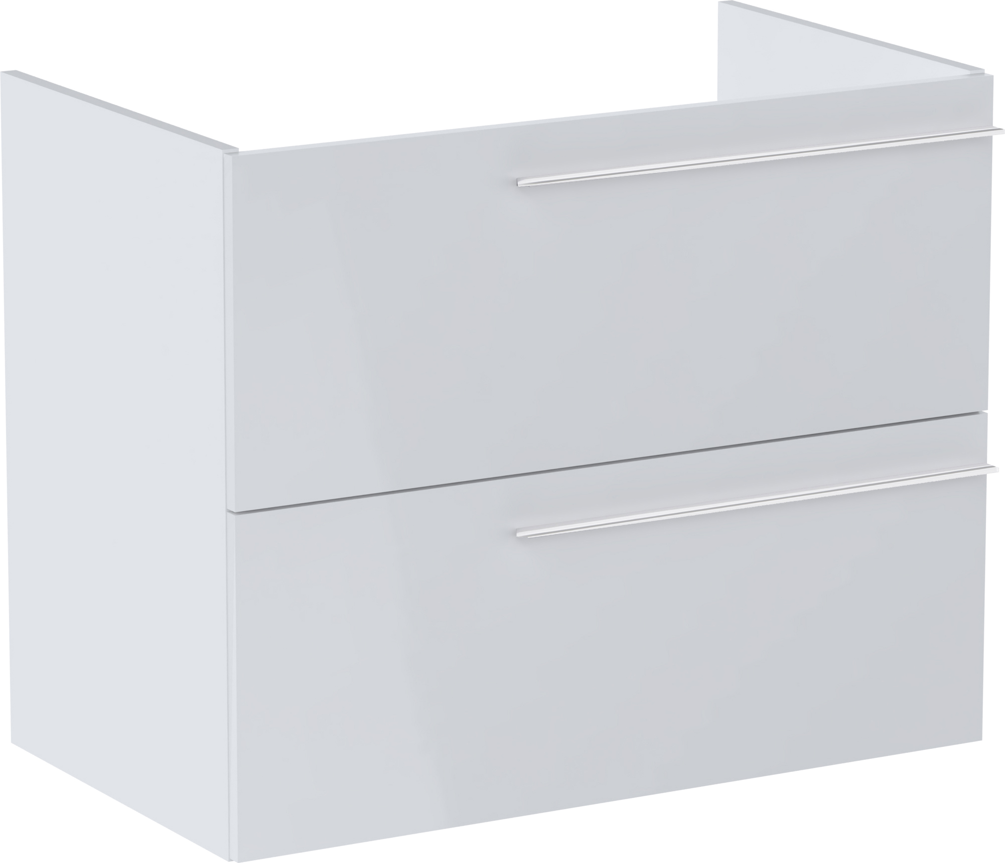 Roca Ella kast 78.5x44.6x63.5 cm hangend onder de wastafel wit A857770806