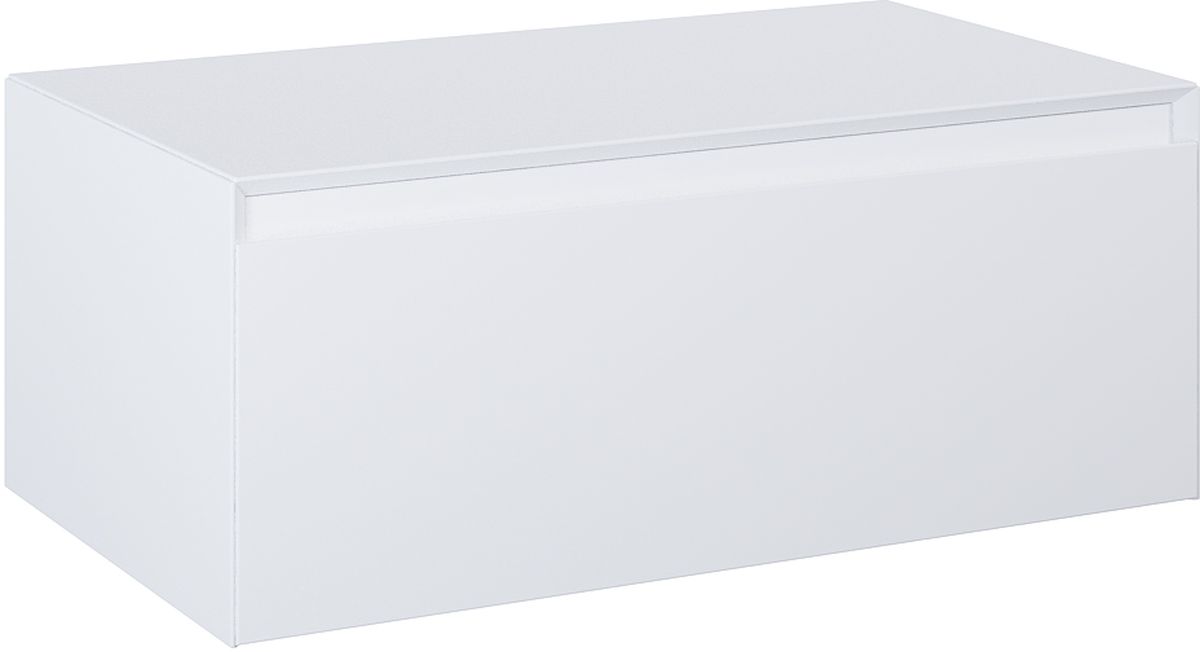 Elita Split Slim kast met werkblad 80x45.8x31.9 cm hangend langs de zijkant wit RE080804055290