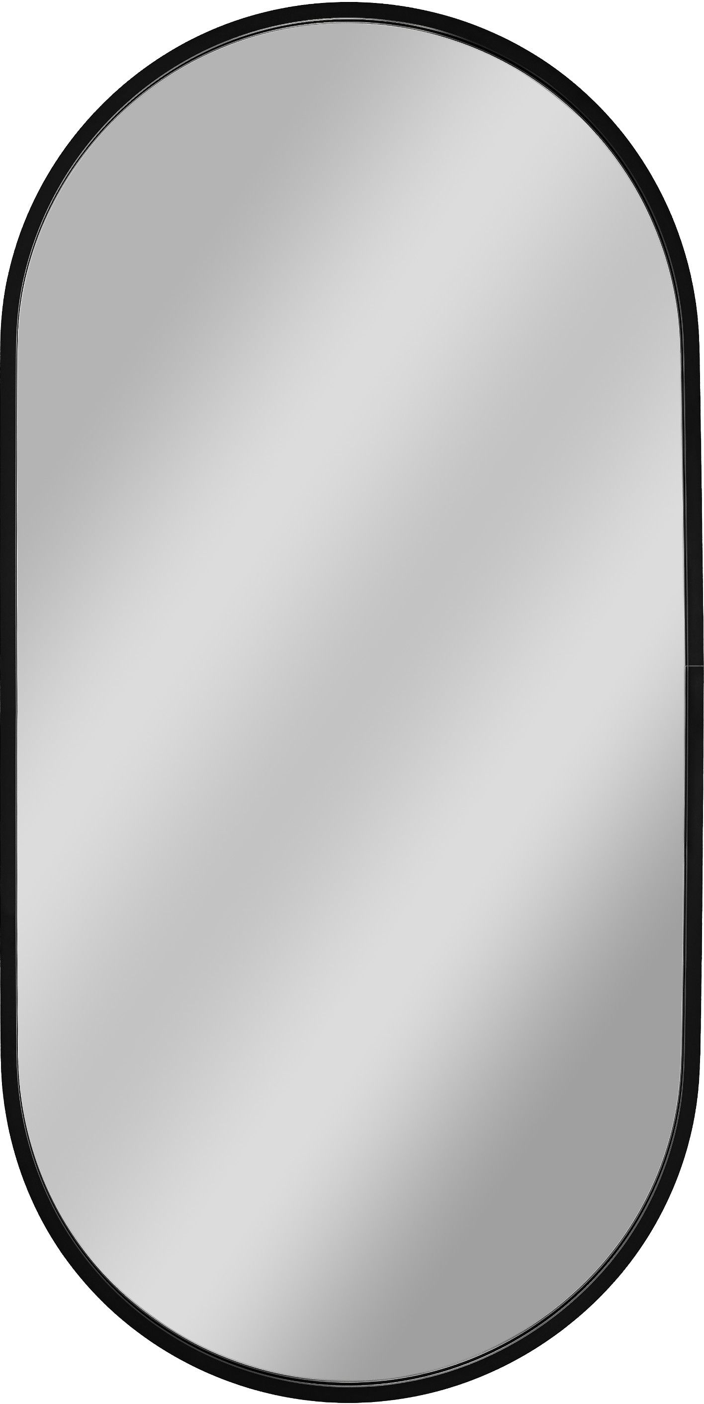 Dubiel Vitrum Joy spiegel 50x100 cm ovaal zwart 5905241010762