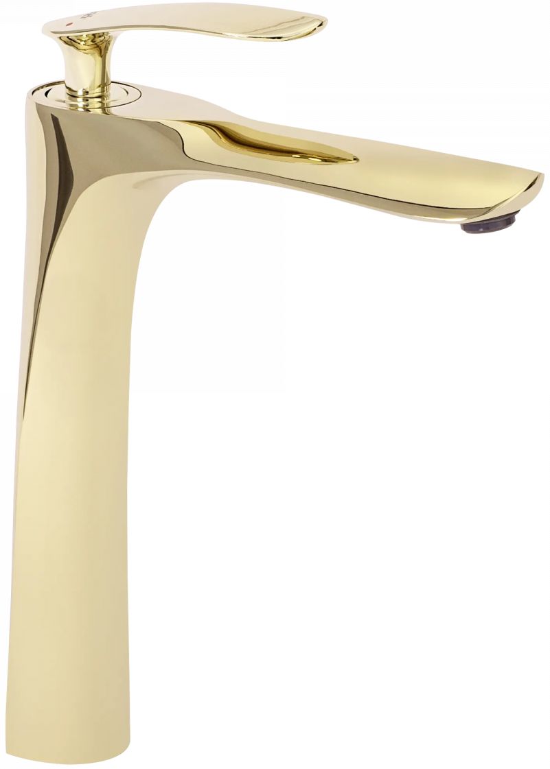Rea Orbit wastafelkraan staand gouden REA-B2051