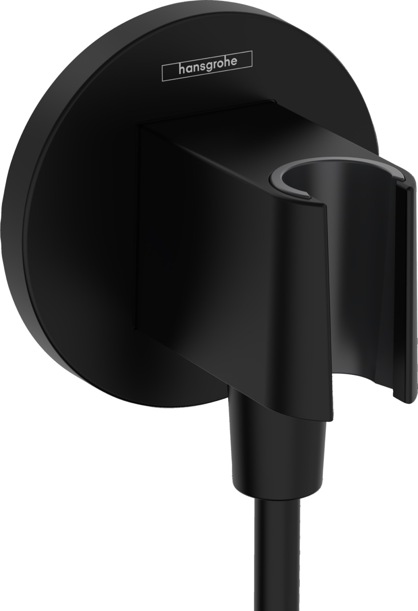 Hansgrohe Fixfit hoekverbinding met handvat zwart 26888670