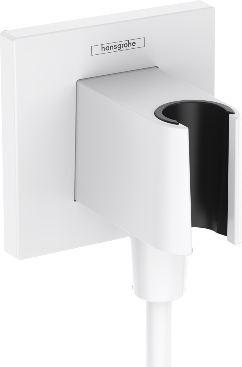 Hansgrohe Fixfit hoekverbinding met handvat wit 26889700