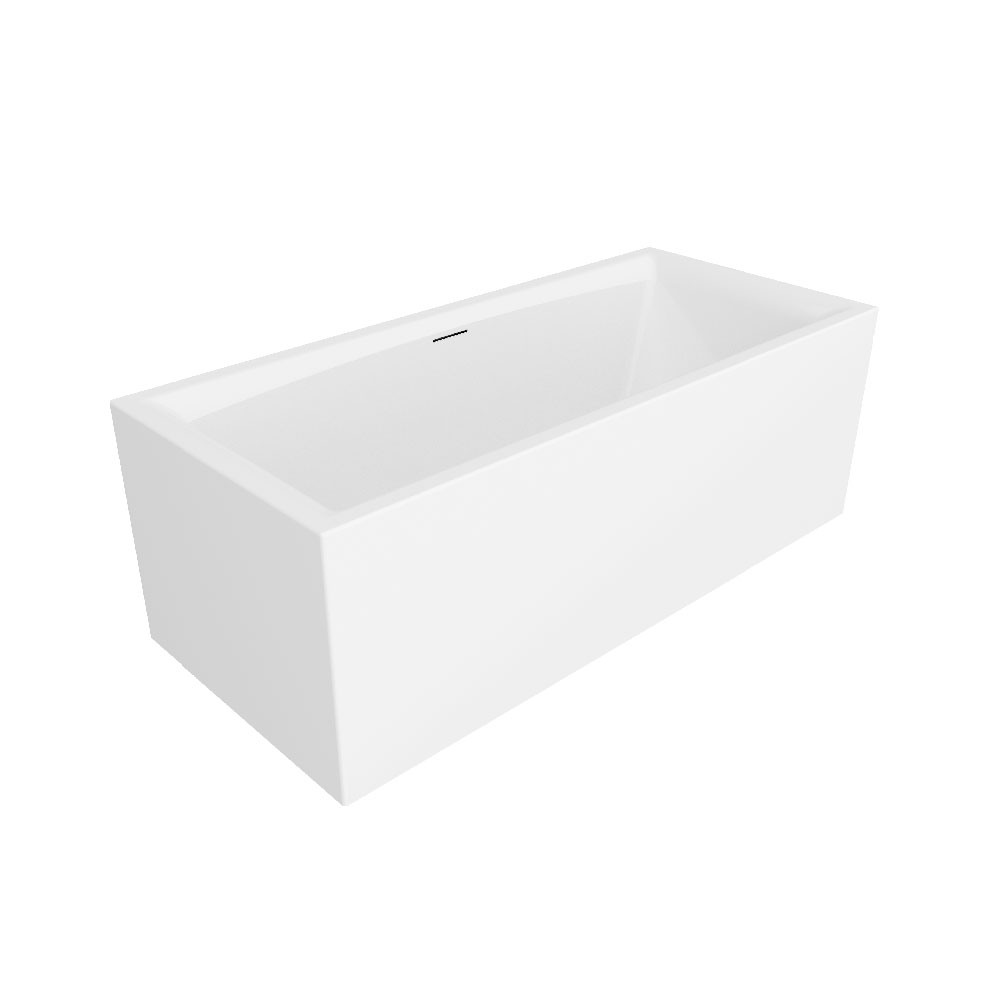 Riho Still Square Plug&Play bad met behuizing 180x80 cm wit B099031005