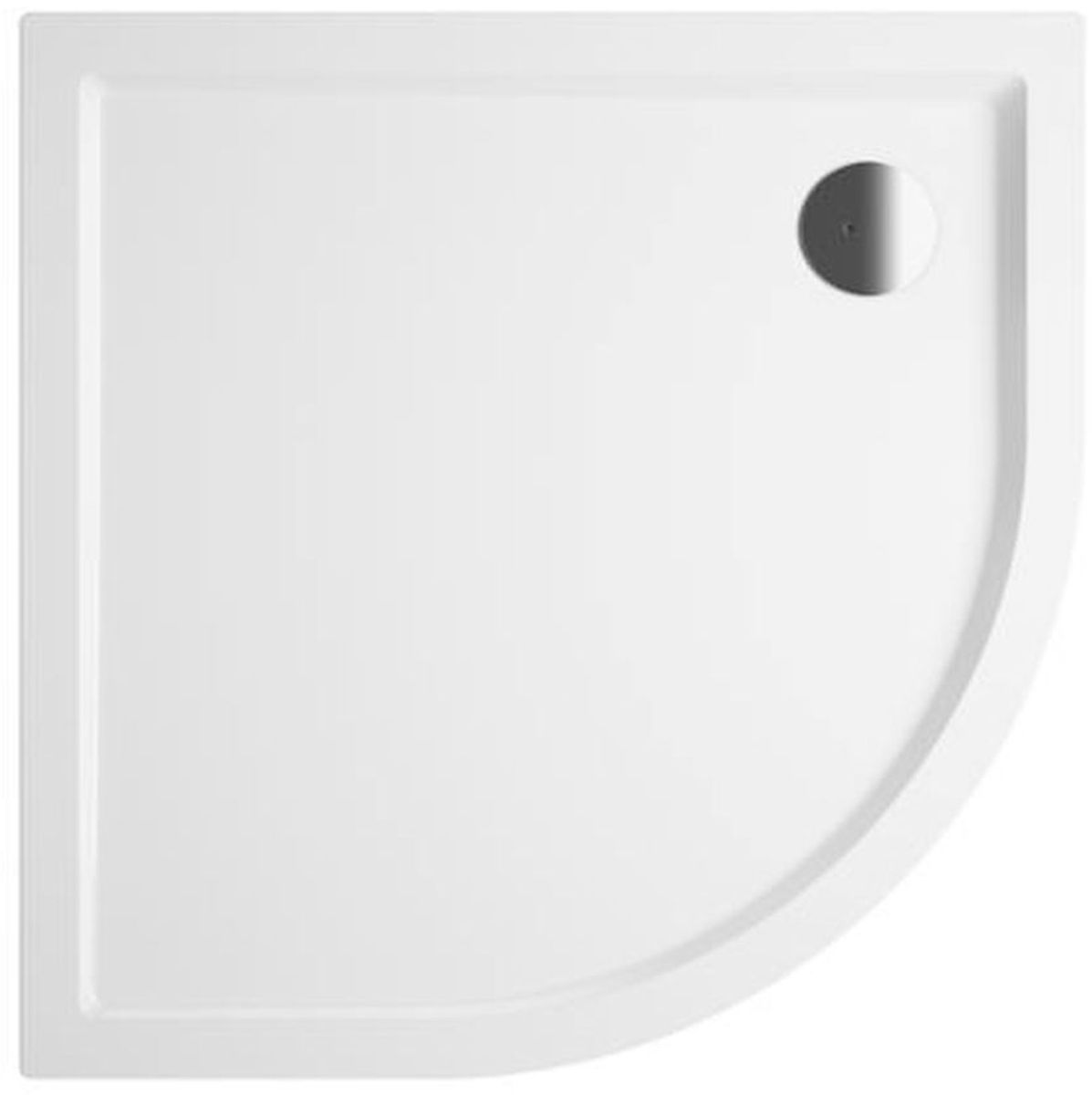 Riho Zurich halfronde douchebak 120x120 cm wit D001024005