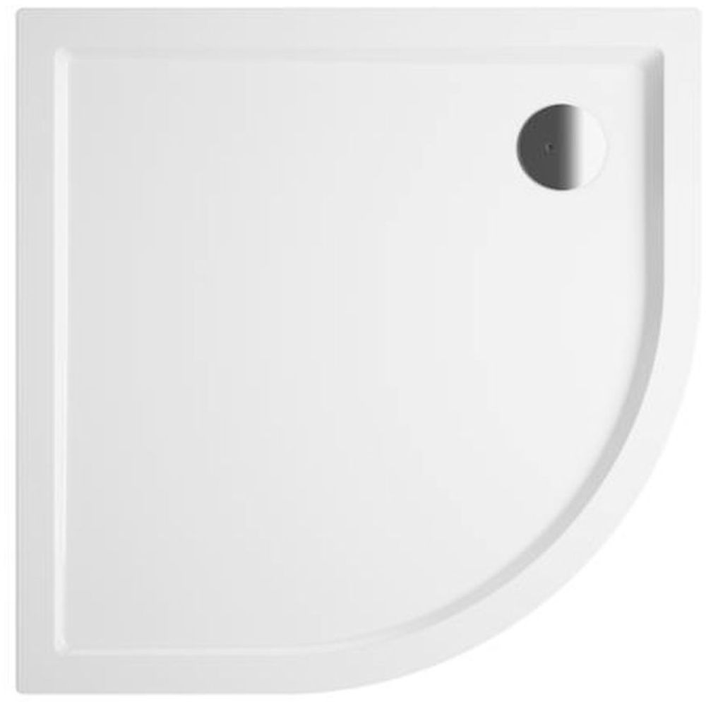 Riho Davos halfronde douchebak 100x100 cm wit D002020005