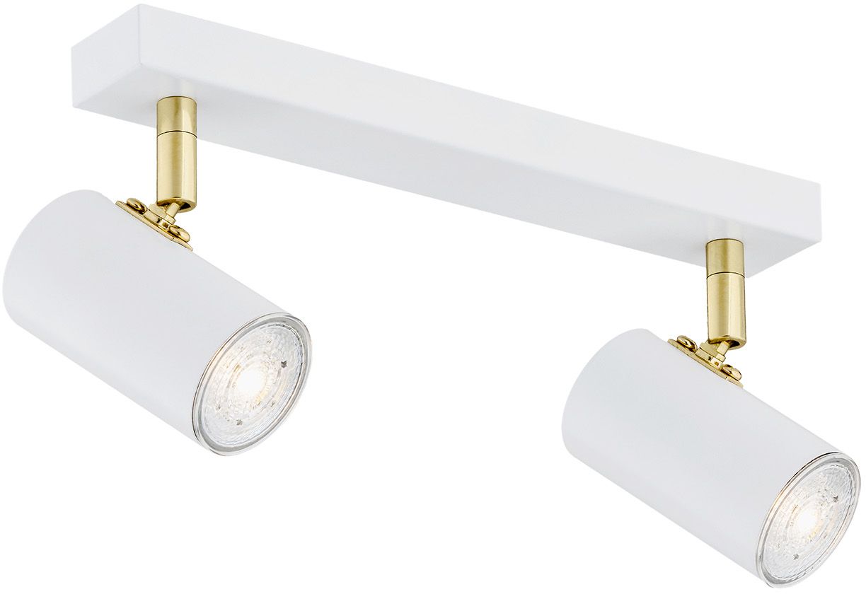Argon Lagos plafondlamp 2x5 W wit-messing 890