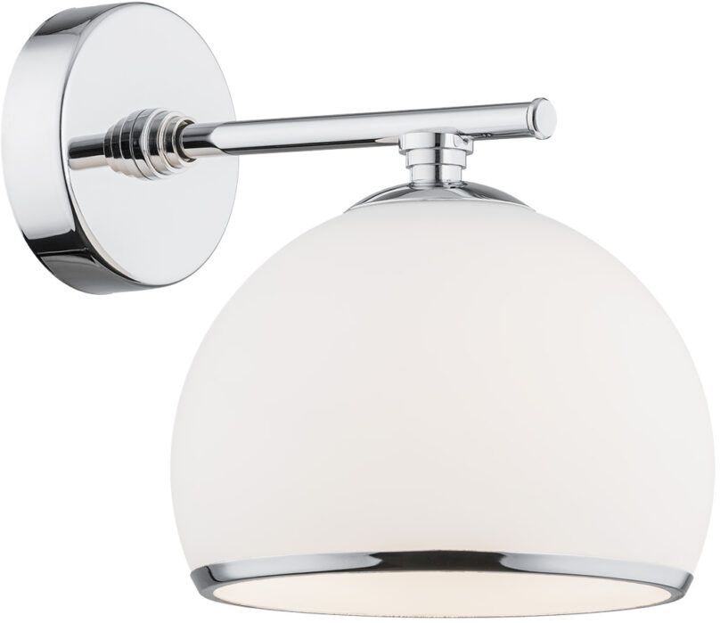 Argon Marbella wandlamp 1x15 W chroom-opaal 4254