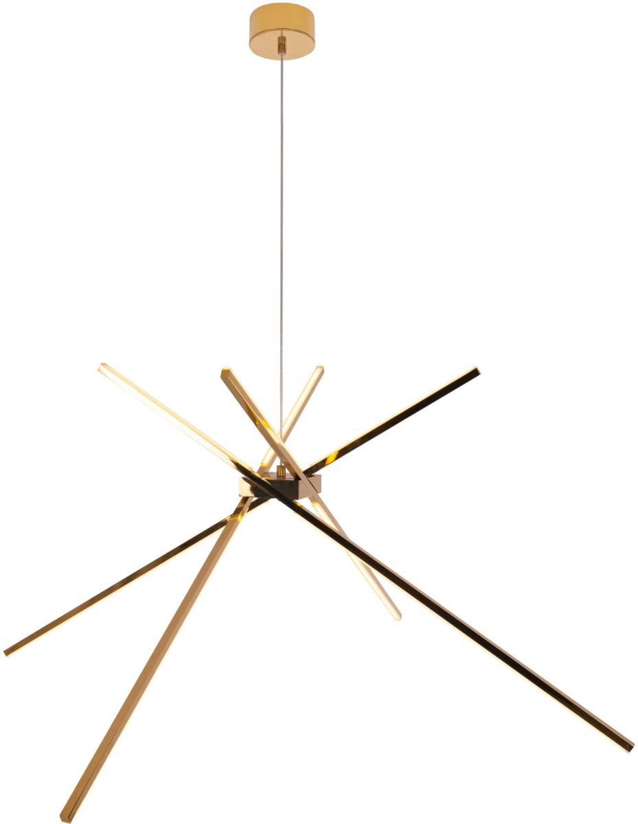 MaxLight Spider hanglamp 1x33 W gouden P0457
