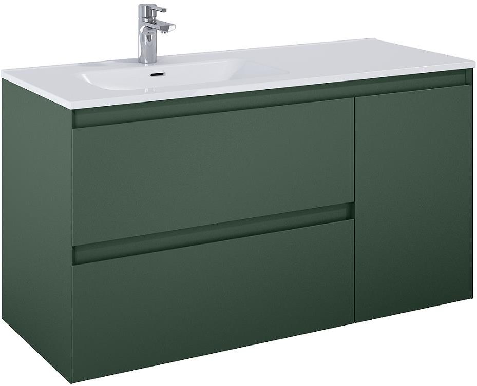 Elita Split kast 120x45.8x63.5 cm hangend onder de wastafel groen RE011206257010