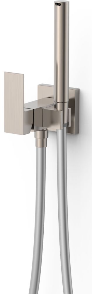 Tres Cuadro Exclusive bidetkraan met doucheset inbouw staal 00612301AC