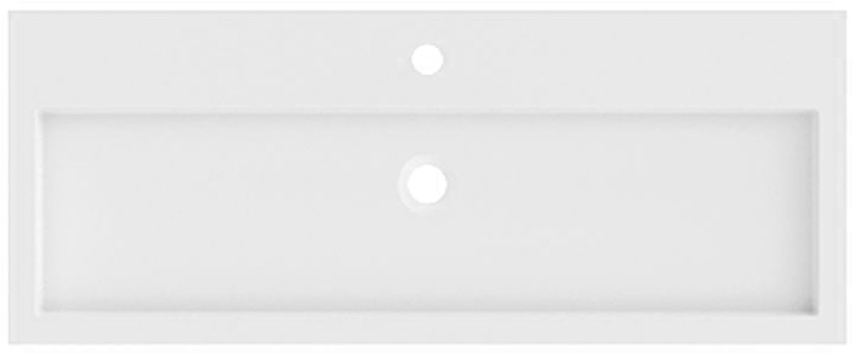 Riho Spring Vow wastafel 100.3x40.2 cm rechthoekig klassiek-meubel wit mat W004008105