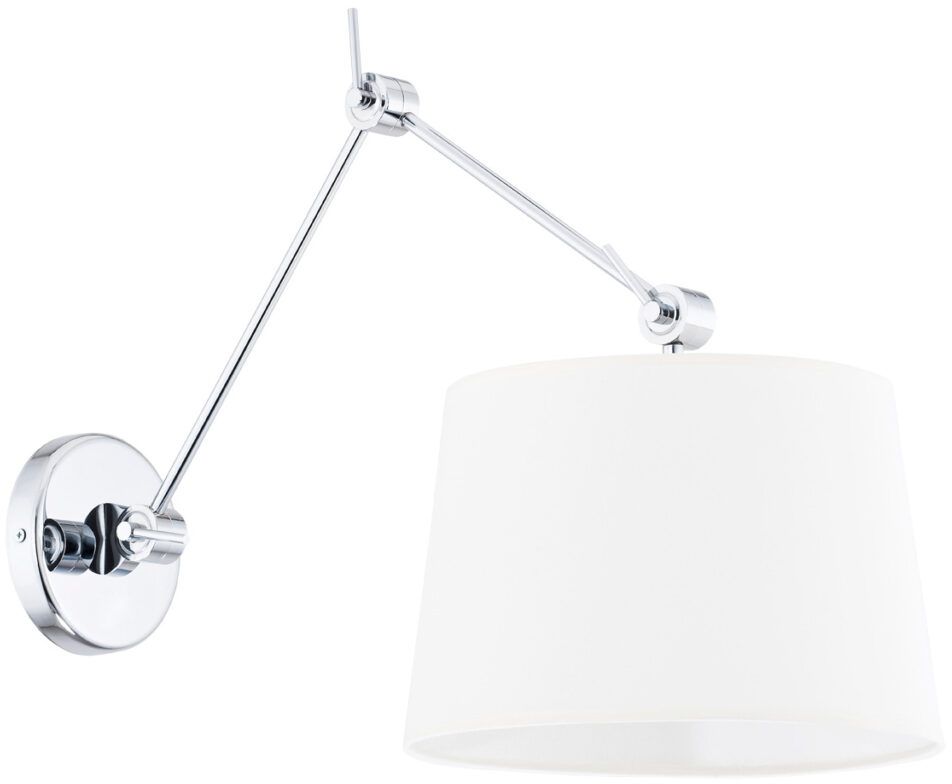 Argon Zakyntos wandlamp 1x15 W wit-chroom 3545