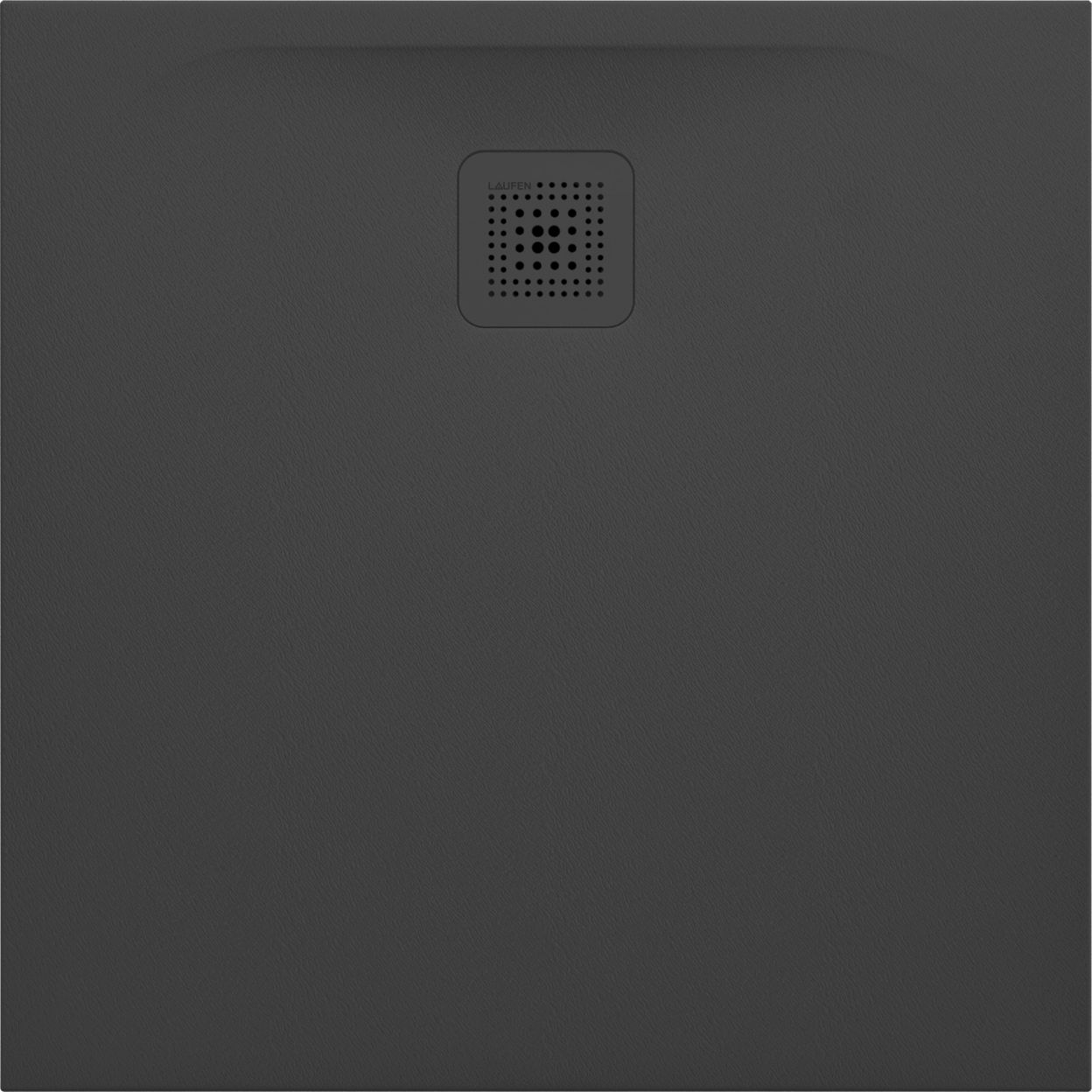 Laufen Pro vierkante douchebak 80x80 cm zwart H2109500800001