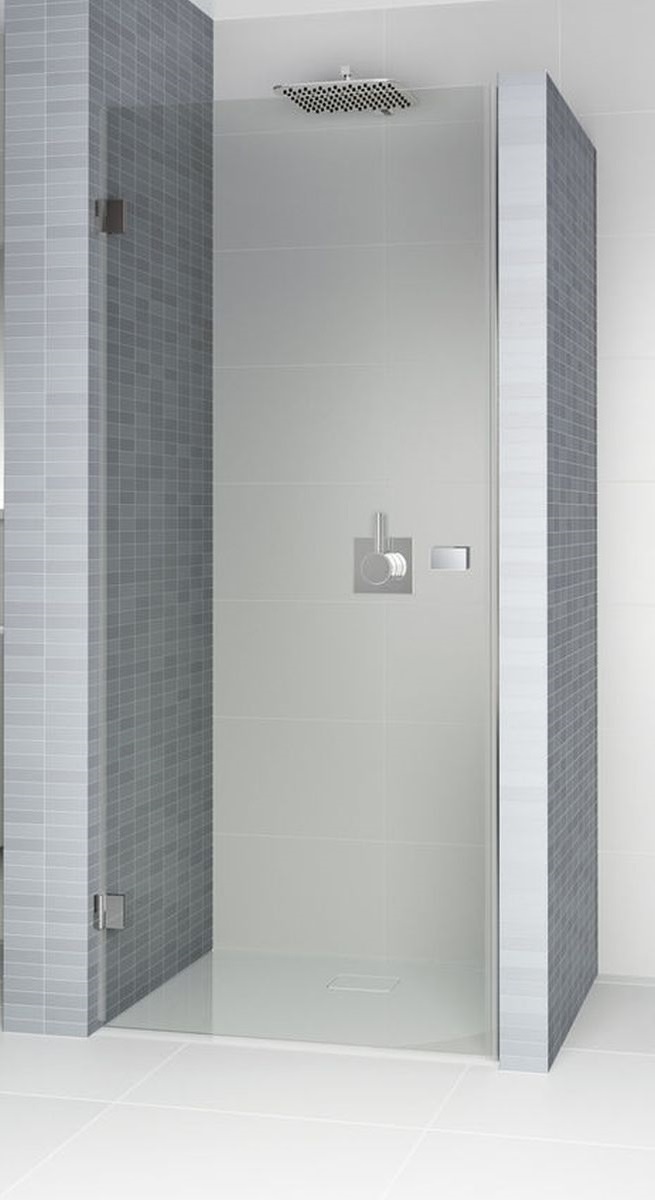 Riho Scandic douchedeur 90 cm kantelbaar chroom glans/helder glas G001005120
