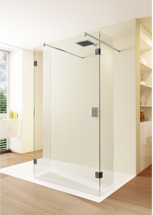 Riho Scandic douchecabine 160x37 cm chroom glans/helder glas G001052120