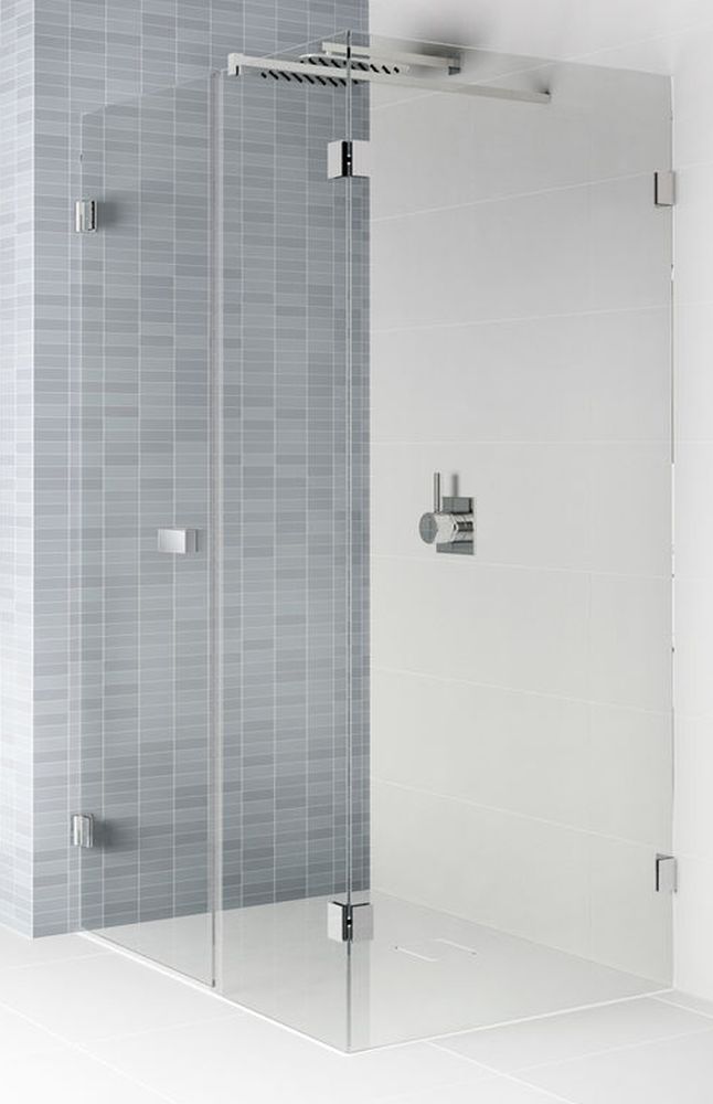 Riho Scandic douchecabine 120x90 cm rechthoekig zwart mat/helder glas G001085121