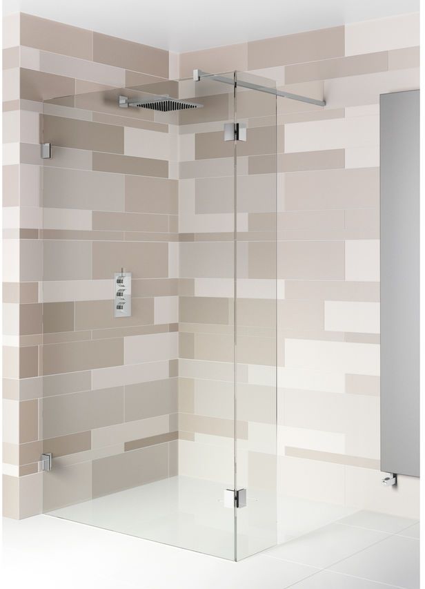 Riho Scandic douchecabine 100x30 cm chroom glans/helder glas G001124120