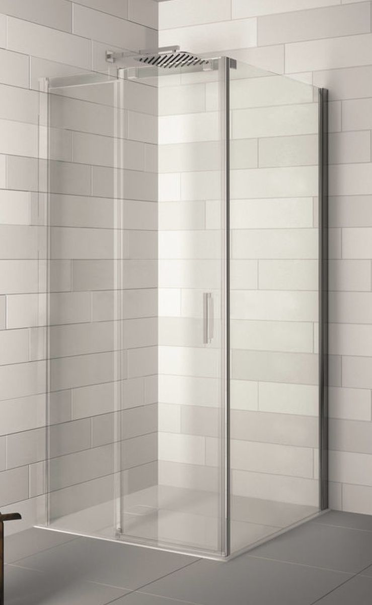 Riho Ocean douchecabine 100x80 cm rechthoekig chroom glans/helder glas G006004120