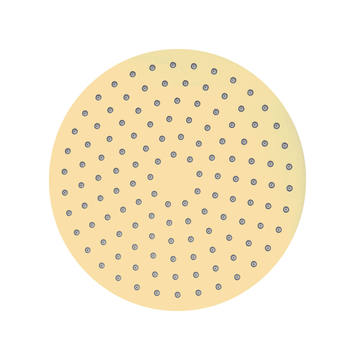 Oltens Atran regendouche 22x22 cm rond gouden glans 37004800