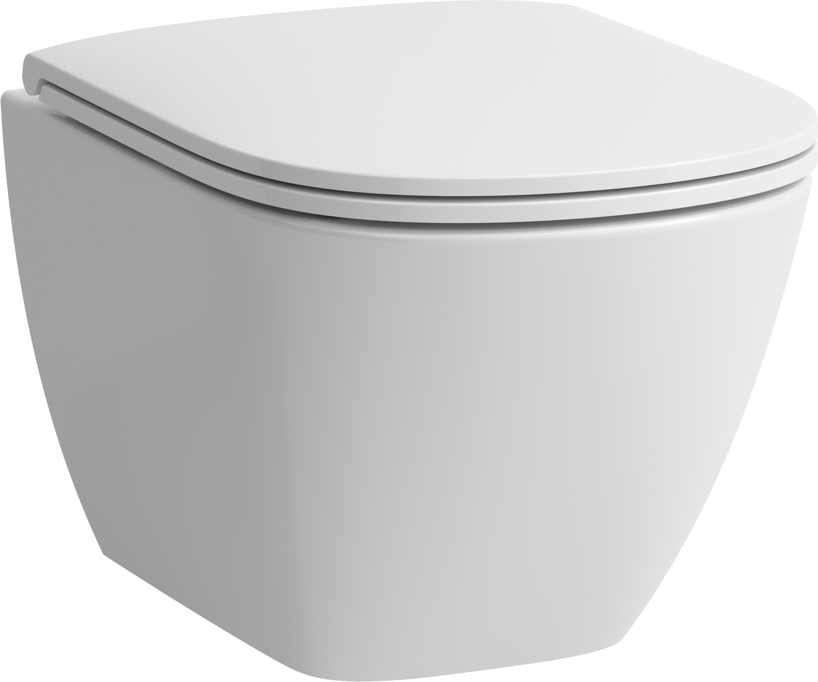 Laufen Lua toiletpot hangend zonder kraag wit glans H8200834000001