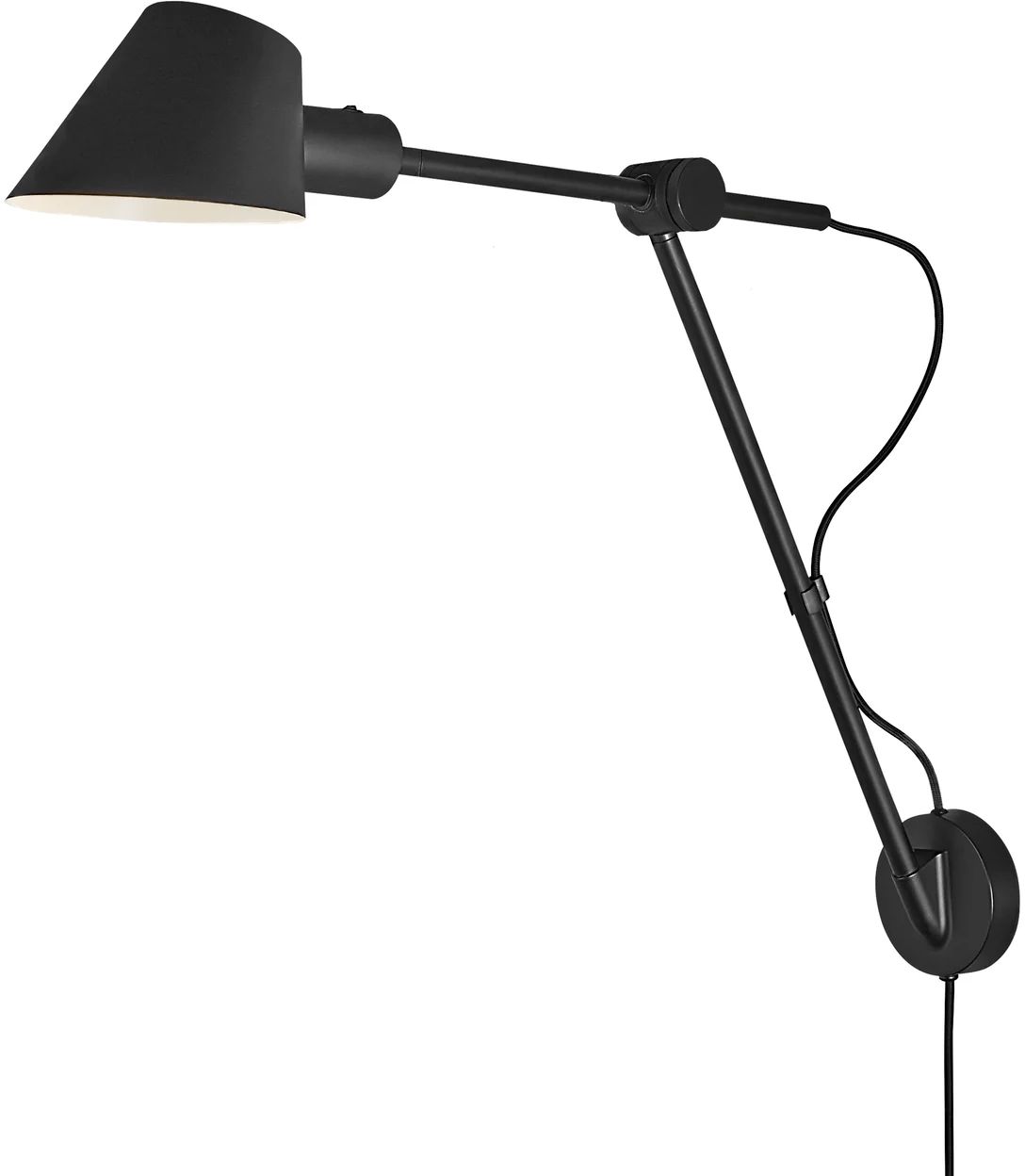 Nordlux Stay wandlamp 1x60 W zwart 2020455003