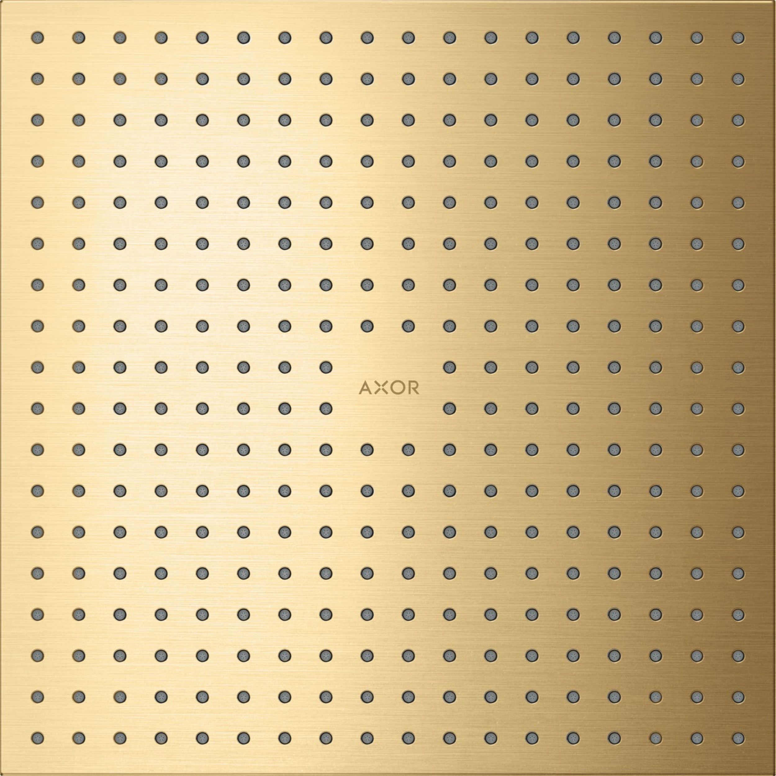 Axor ShowerSolutions regendouche 30x30 cm vierkant gouden 35321250