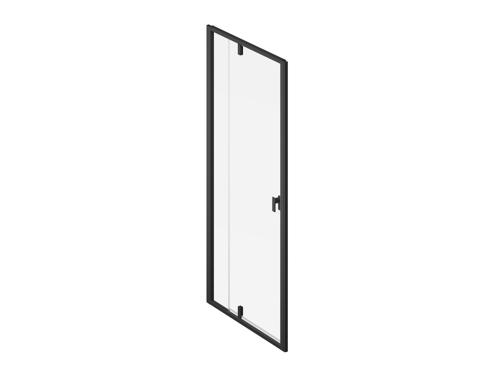 Ravak Nexty douchedeur 110 cm kantelbaar zwart mat/helder glas 03OD0300Z1