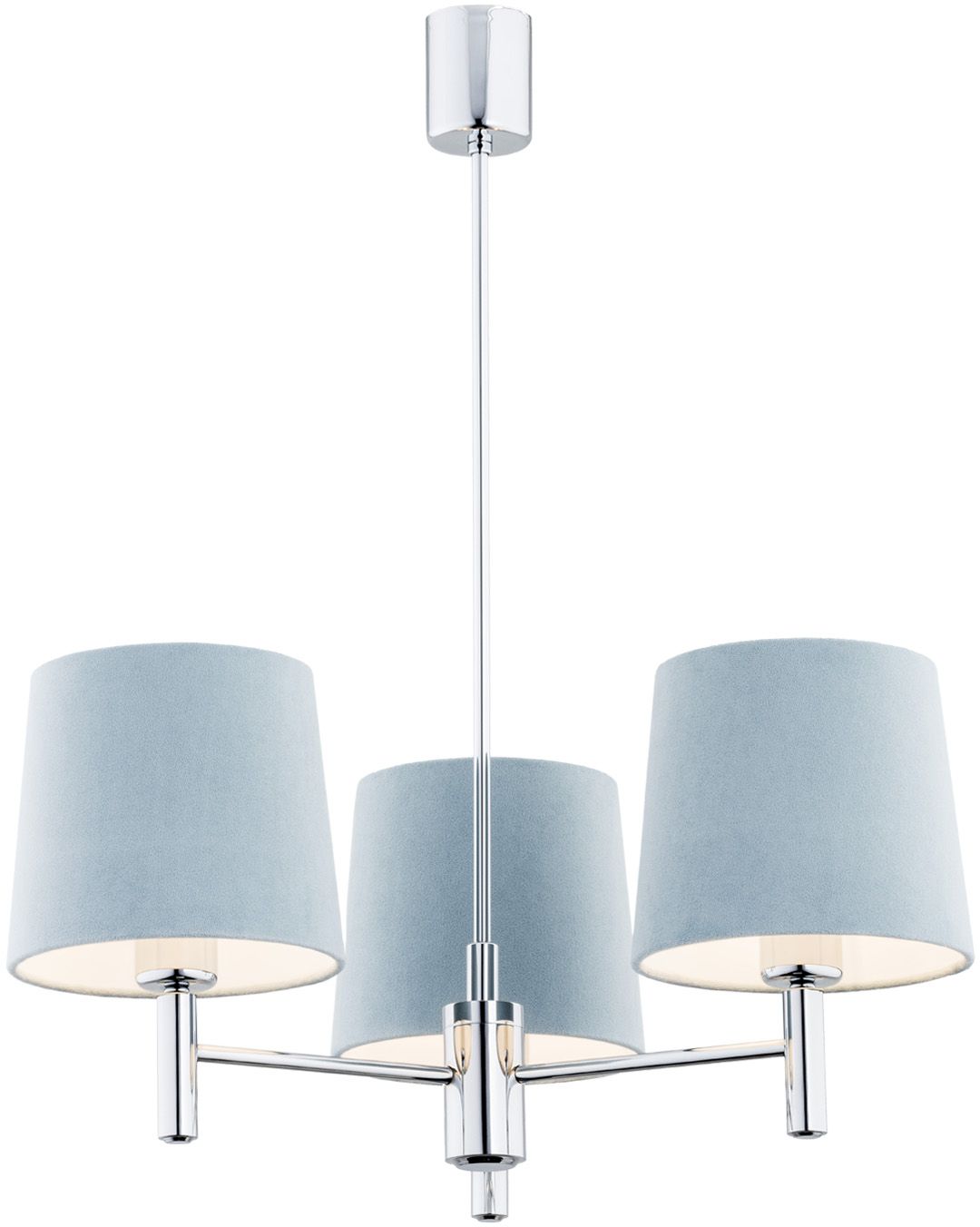 Argon Bolzano hanglamp 3x15 W chroom-blauw 1383