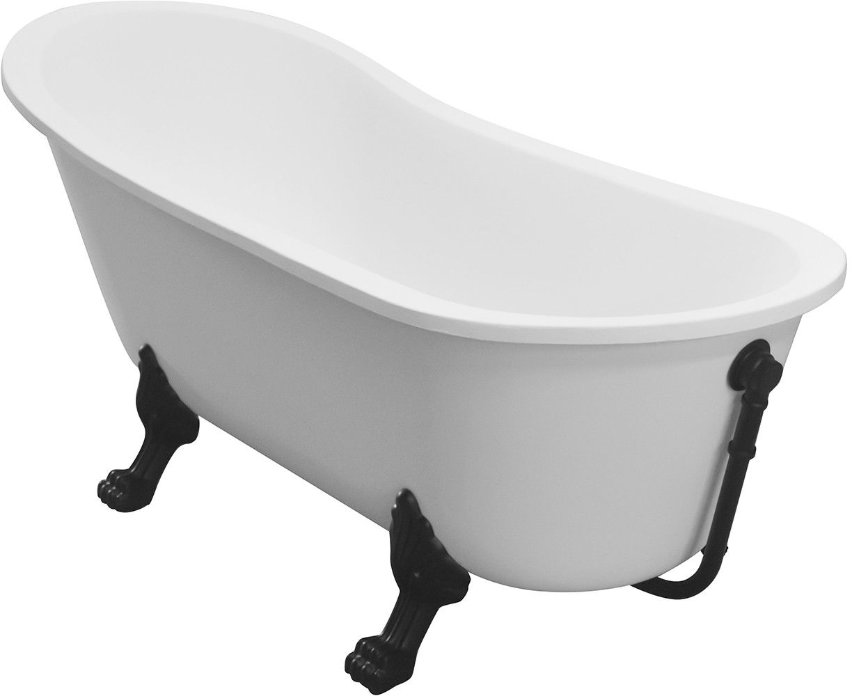Besco Olaya vrijstaand bad 157.5x66.5 cm ovaal wit #WAO-160+CZ