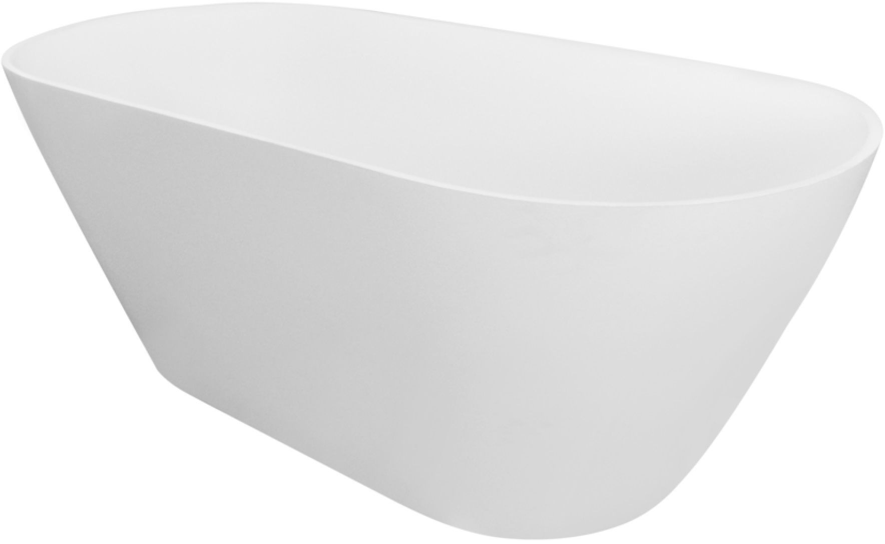 Besco Moya vrijstaand bad 159x68.4 cm ovaal wit #WMMB-160MGR