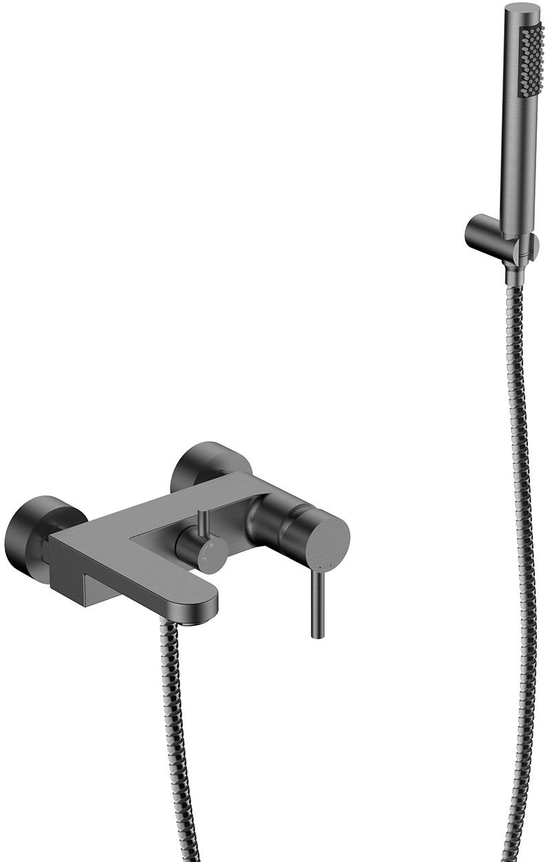 Besco Decco bad- en douchekraan wand grafiet BW-DS-GR