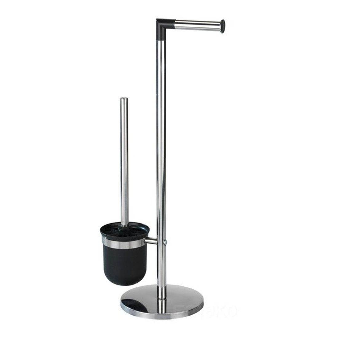 Wenko Parus toiletrolhouder met toiletborstel || 21836800