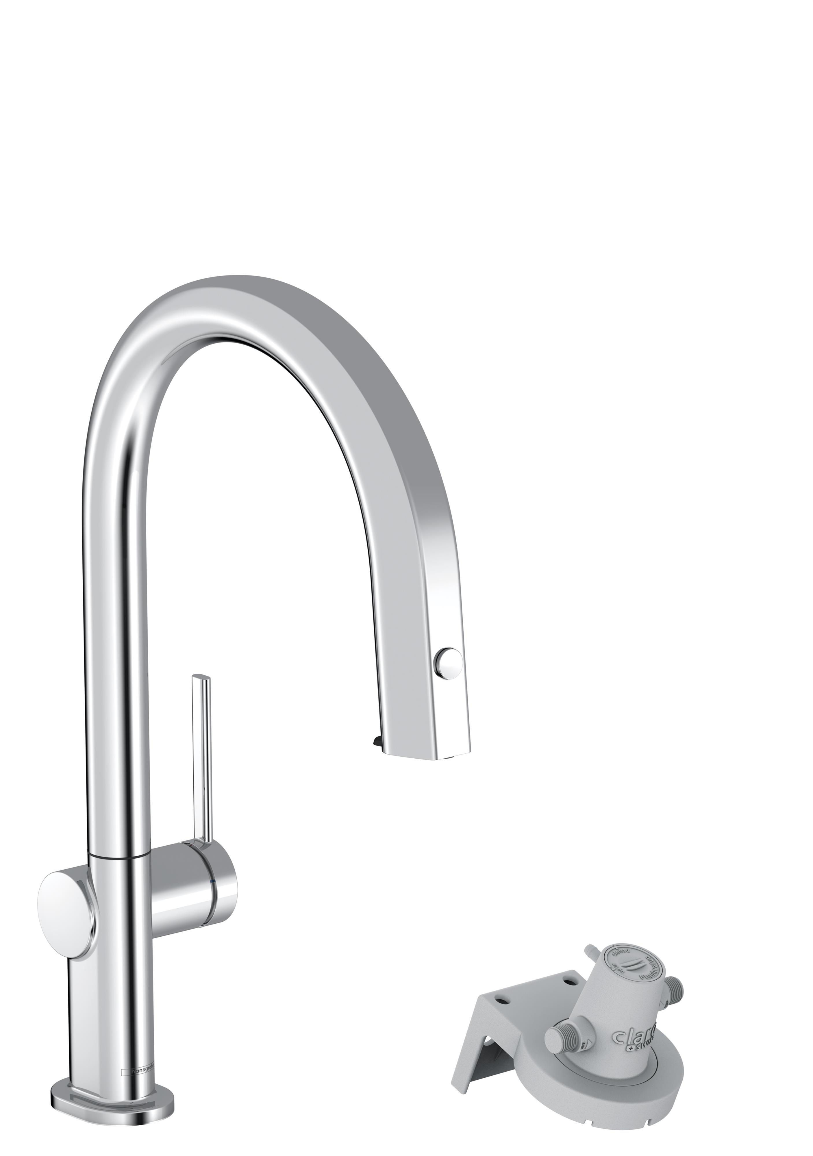 Hansgrohe Aqittura M91 keukenkraan staand chroom 76803000