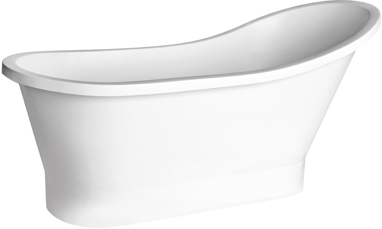 Besco Gloria vrijstaand bad 160x68 cm ovaal wit #WMMB-160GLW