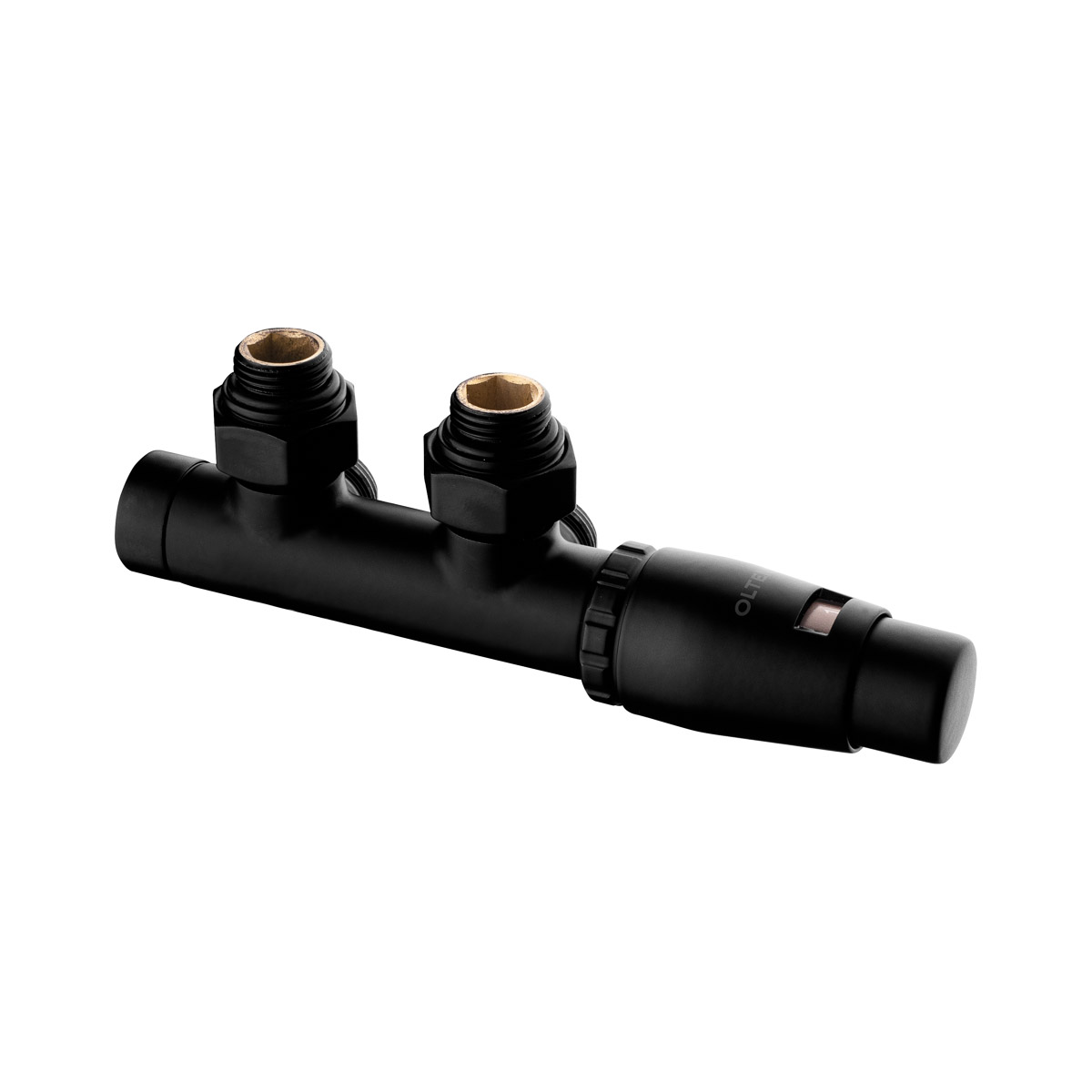 Oltens Varmare thermostatische set zwart 55902300