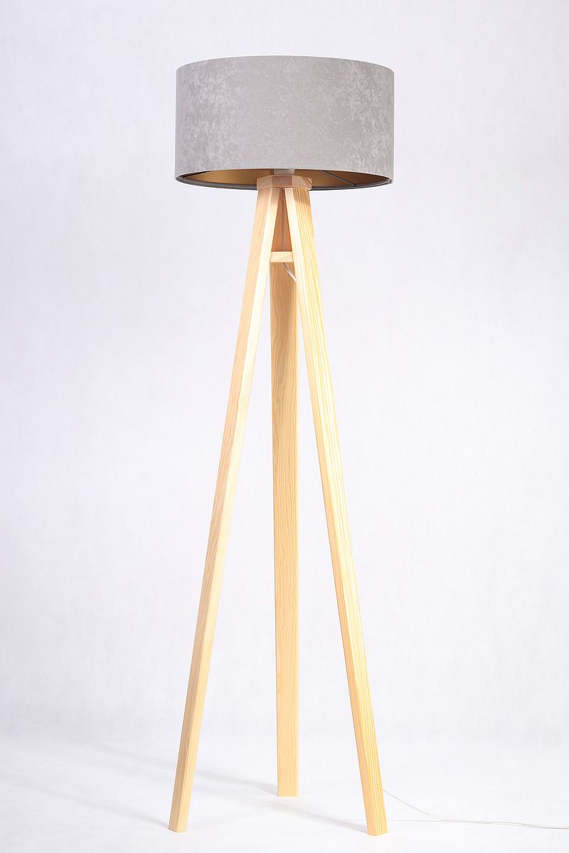 BPS Koncept Standard HomeLight staanlamp 1x60 W gouden-grijs 010P-014-40